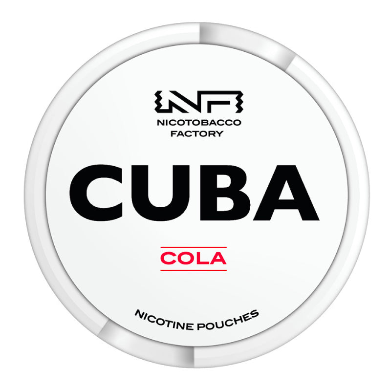 Cola White Nicotine Pouches by Cuba
