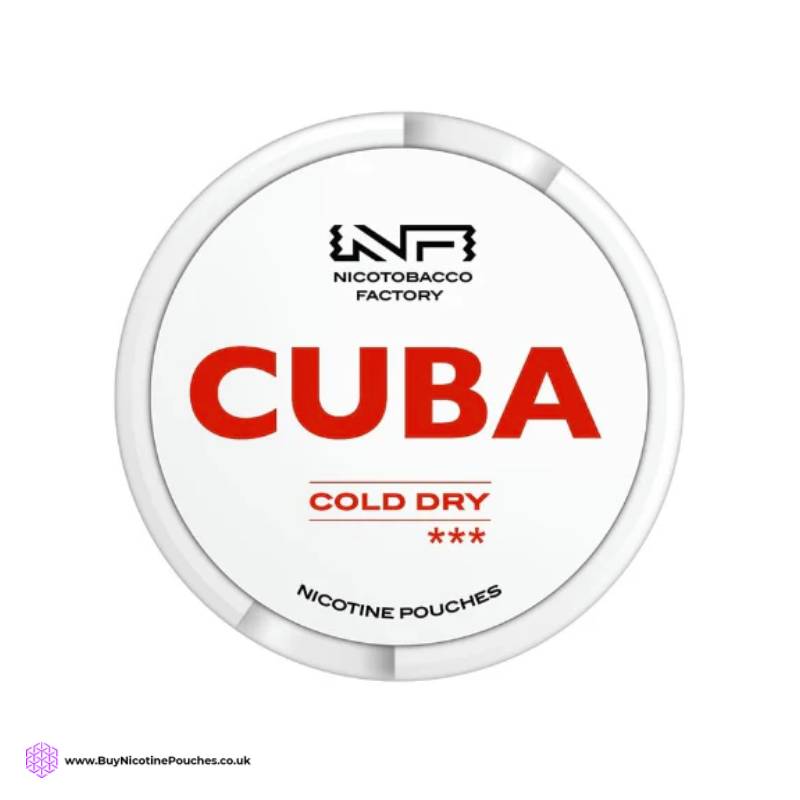 Cold Dry Nicotine Pouches by Cuba