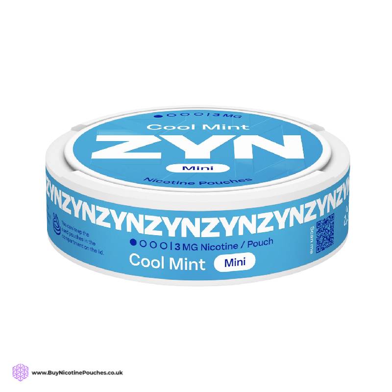 Cool Mint Mini Nicotine Pouches by ZYN