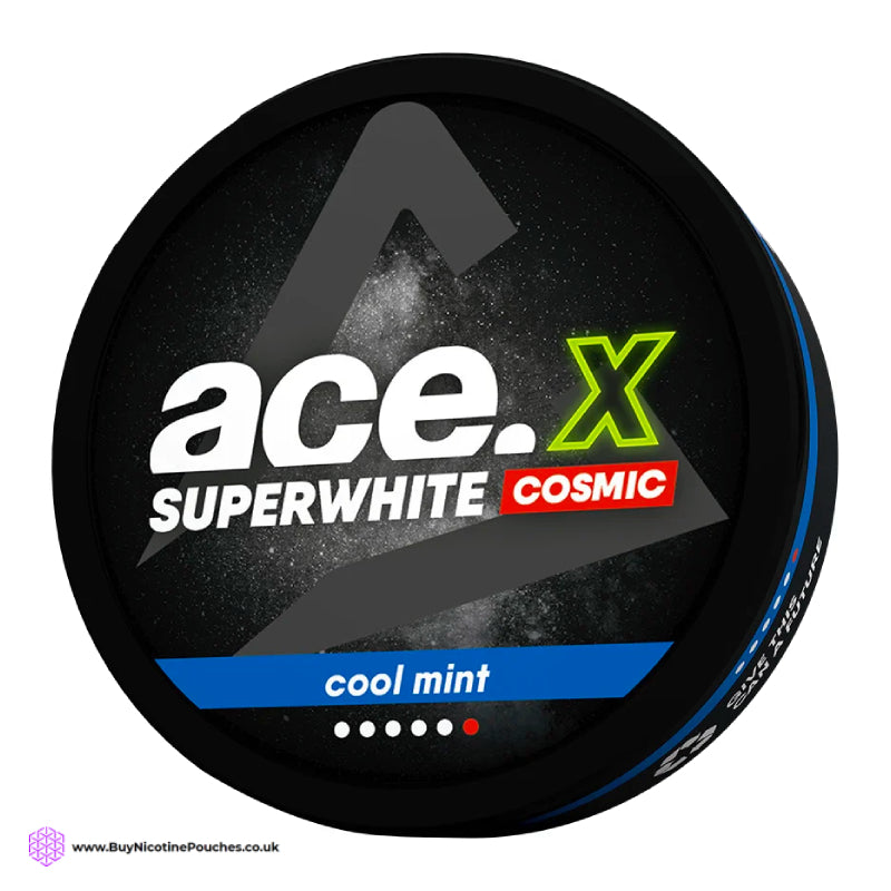 Cosmic Superwhite Cool Mint X Nicotine Pouches by Ace