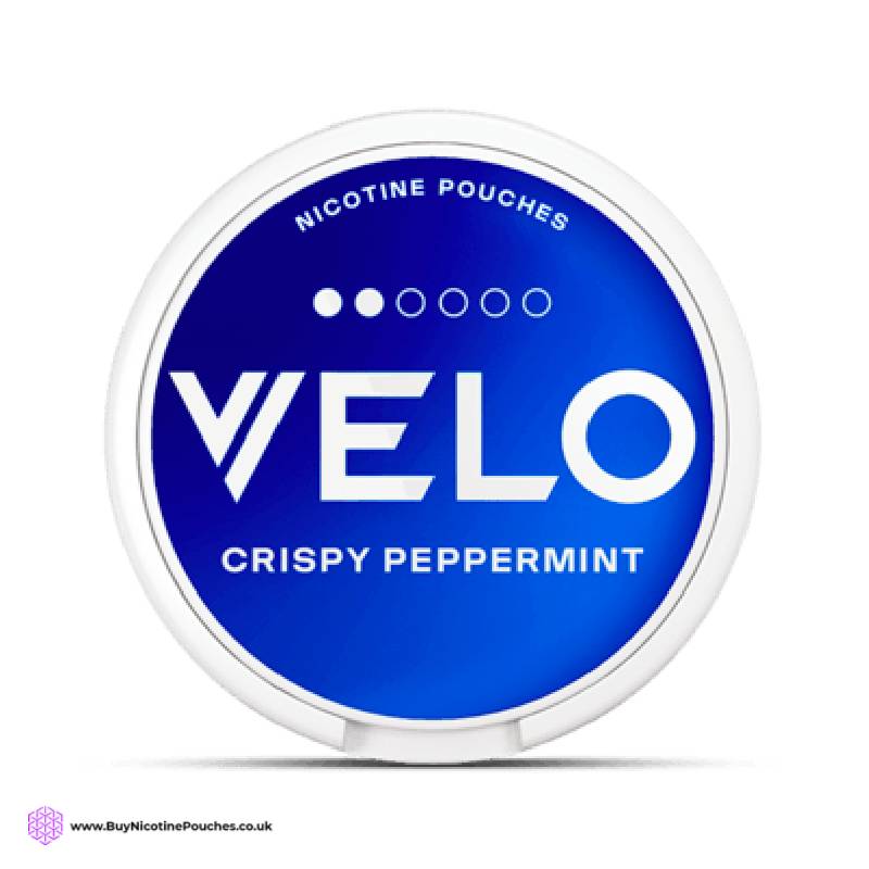 Crispy Peppermint Nicotine Pouches by Velo