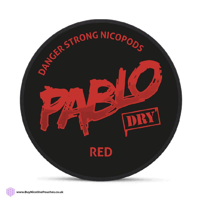 Dry Red Nicotine Pouches by Pablo