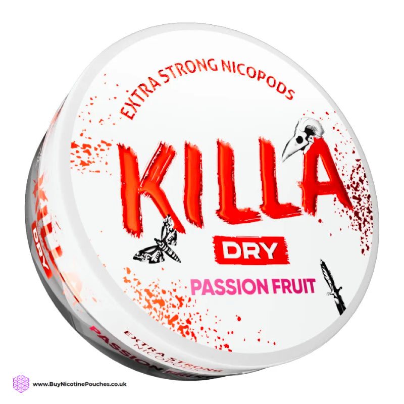 Dry Passion Fruit Nicotine Pouches by Killa
