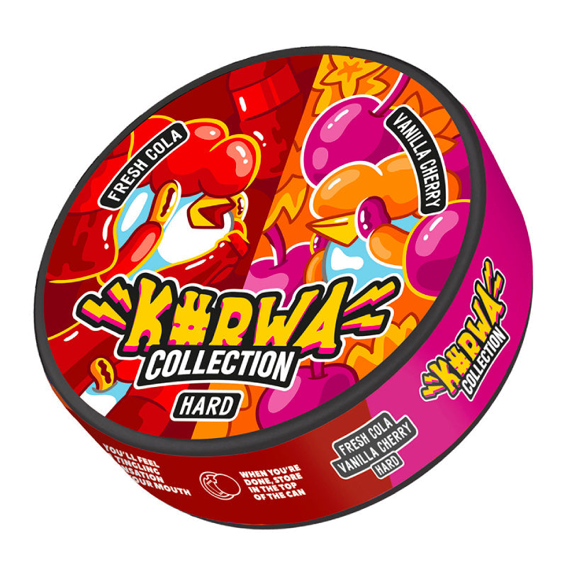 Fresh Cola Cherry Vanilla Collection Nicotine Pouches by KURWA