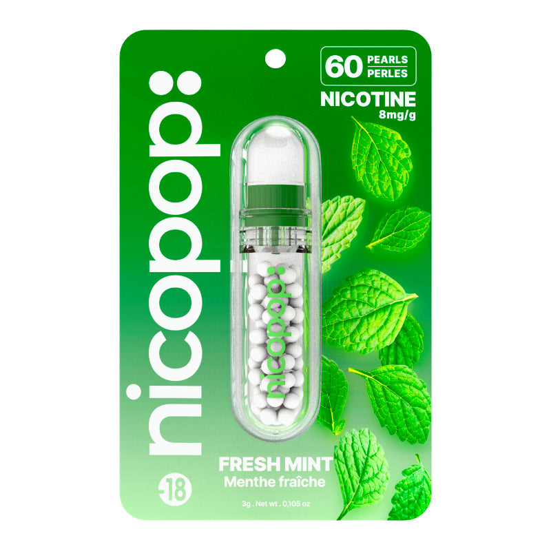 Fresh Mint Nicotine Pearls by Nicopop