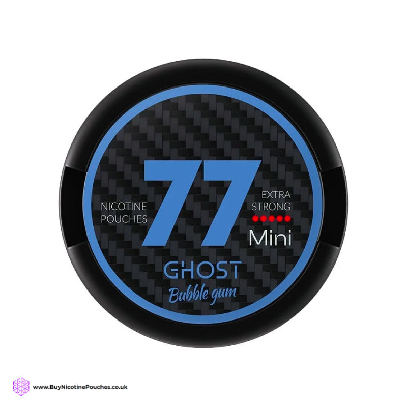 Ghost Bubble Gum Mini Nicotine Pouches By 77