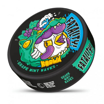 Grape Mint Waves Fatality Nicotine Pouches by KURWA