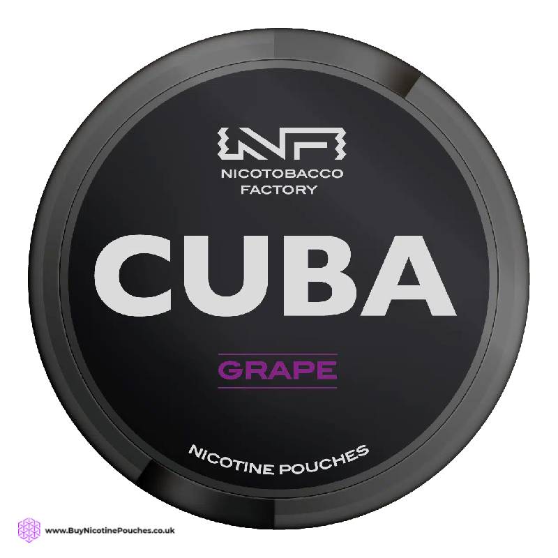 Grape Nicotine Pouches by Cuba White
