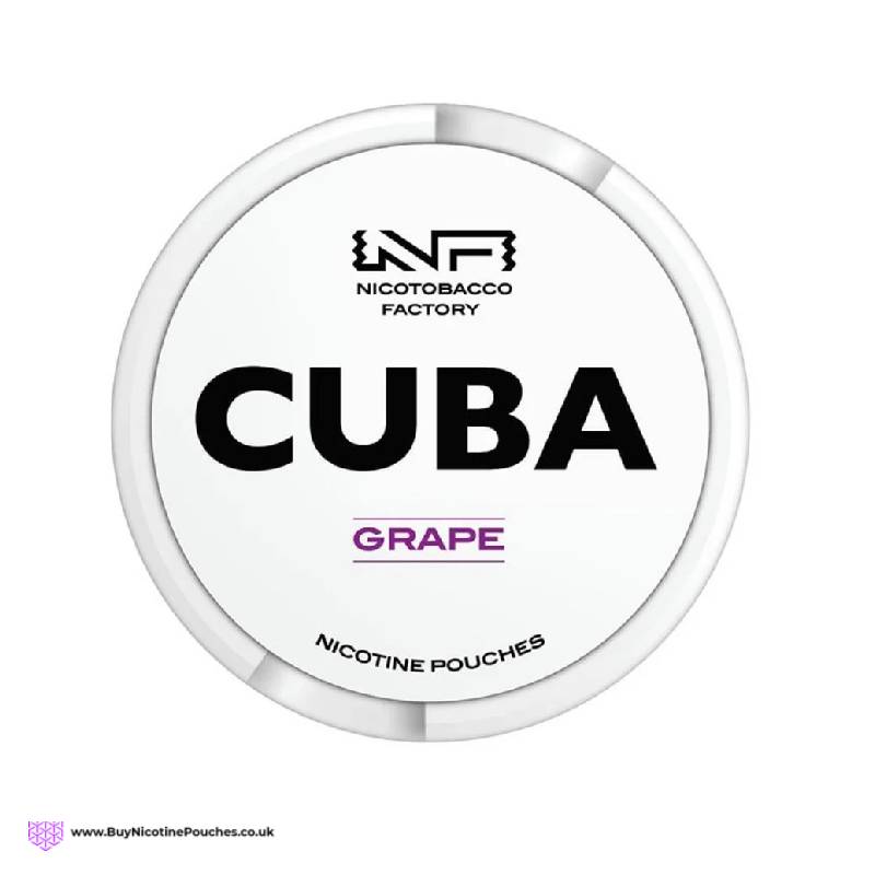 Grape Nicotine Pouches by Cuba White