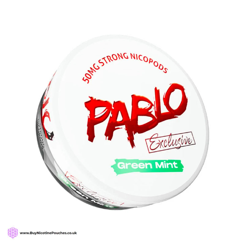 Green Mint Nicotine Pouches by Pablo