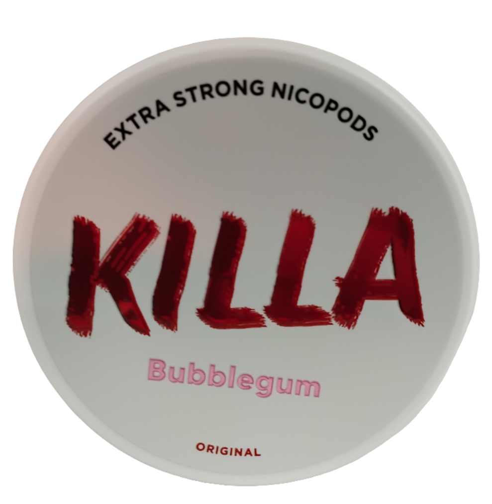 Bubblegum Nicotine Pouches by Killa