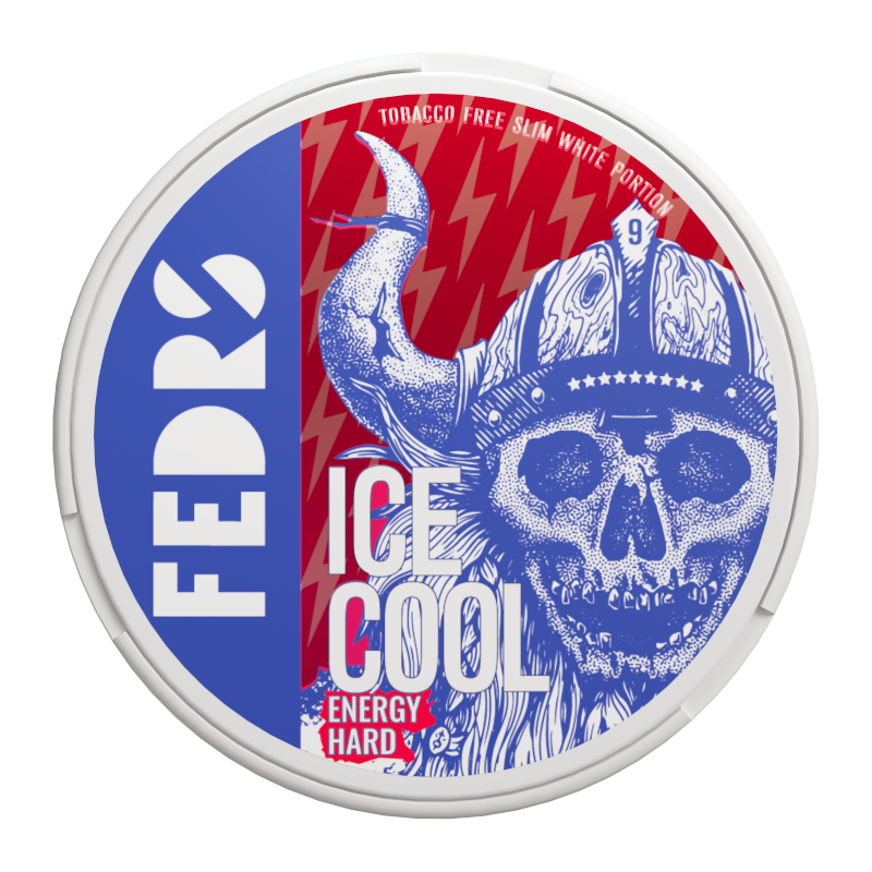 Ice Cool Energy Hard Nicotine Pouches by FEDRS 65MG
