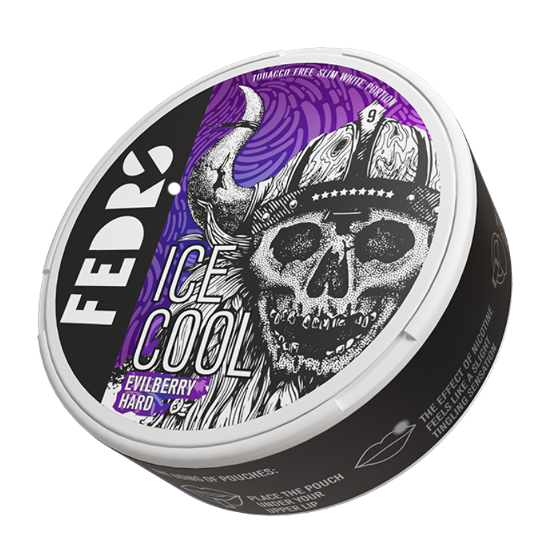Ice Cool Evilberry Hard Nicotine Pouches by FEDRS