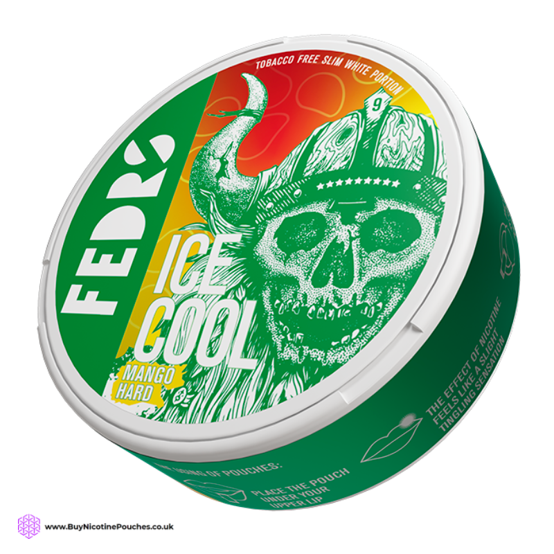 Ice Cool Mango Hard Nicotine Pouches by FEDRS