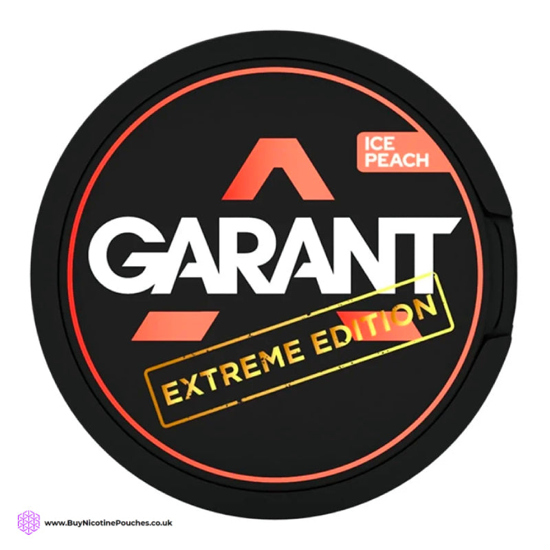 Ice Peach Extreme Nicotine Pouches by GARANT