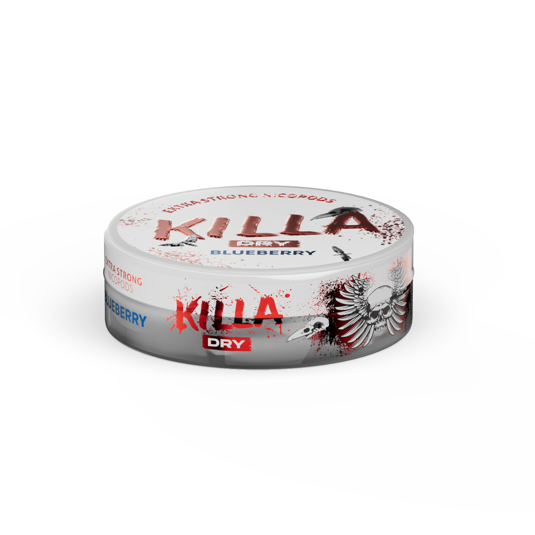 Dry Blueberry Nicotine Pouches by Killa