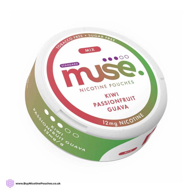 Kiwi Passionfruit Guava Nicotine Pouches by Muse