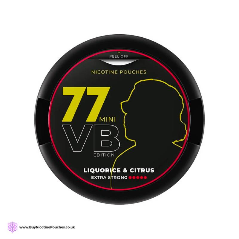 Liquorice & Citrus VB Edition Mini Nicotine Pouches By 77