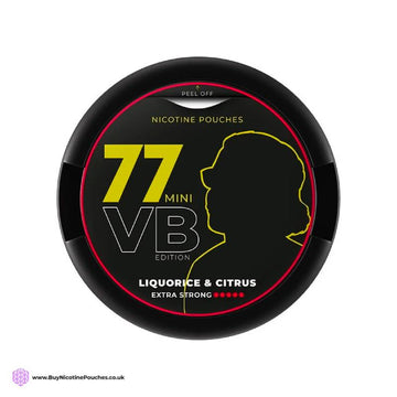 Liquorice & Citrus VB Edition Mini Nicotine Pouches By 77