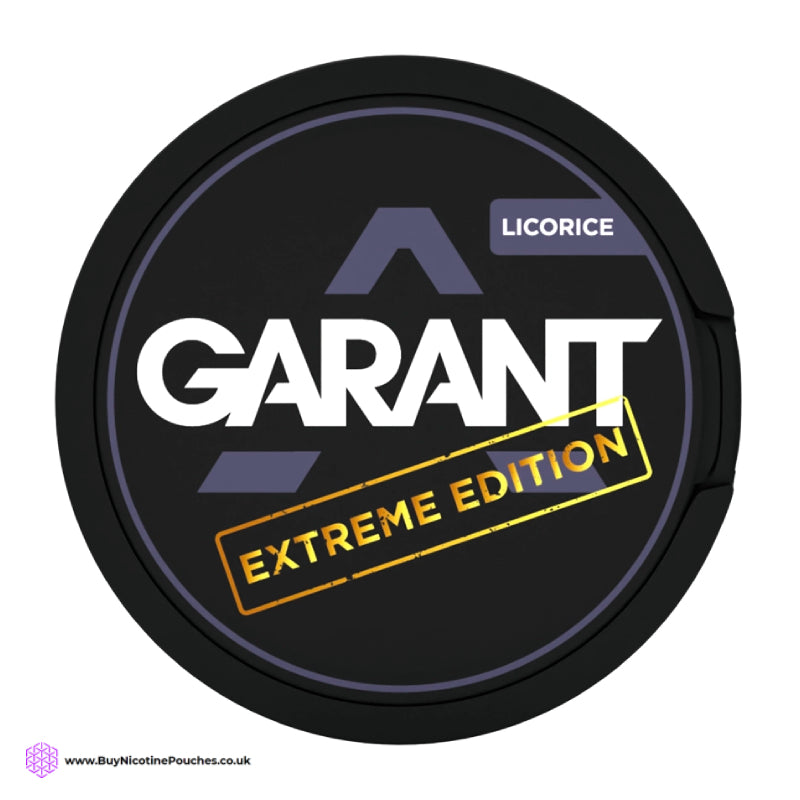 Liquorice Extreme Nicotine Pouches by GARANT