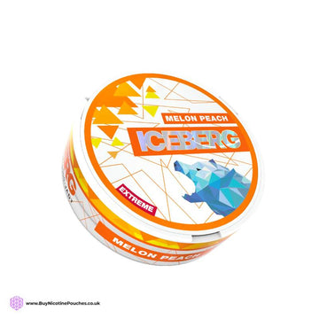 Melon Peach Extreme Nicotine Pouches by Iceberg