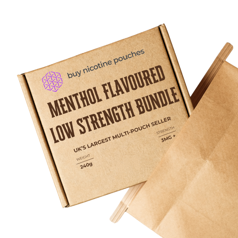 Menthol Flavoured Low - Medium Nicotine Pouches Bundle