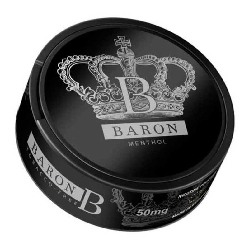 Menthol Nicotine Pouches by Baron