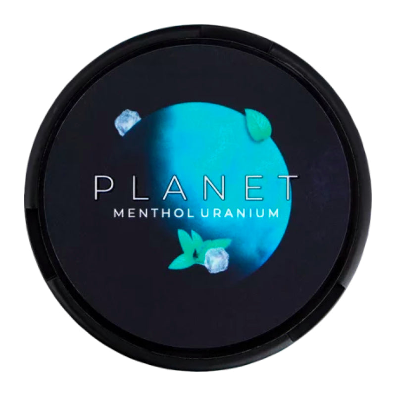 Menthol Uranium Nicotine Pouches by Planet