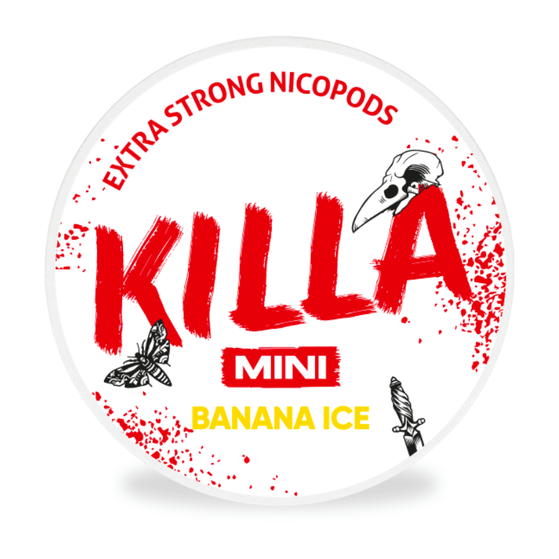 Mini Banana Ice Nicotine Pouches by Killa
