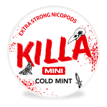 Mini Cold Mint Nicotine Pouches by Killa