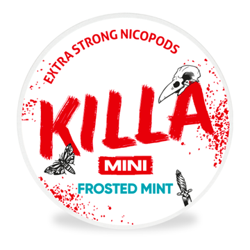 Mini Frosted Mint Nicotine Pouches by Killa