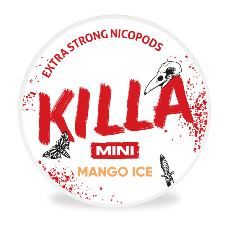 Mini Mango Ice Nicotine Pouches by Killa