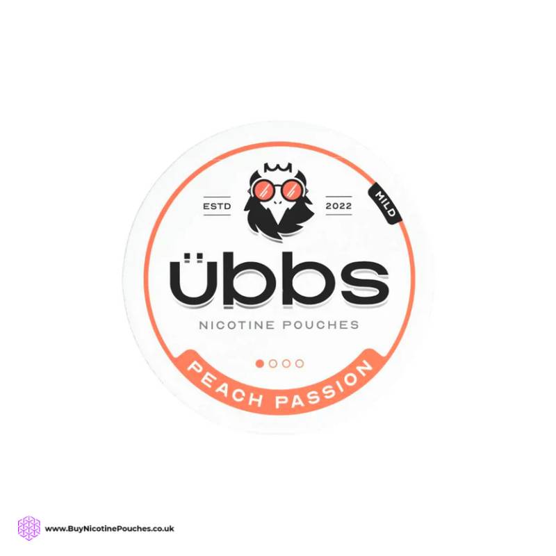 Peach Passion Nicotine Pouches by Übbs