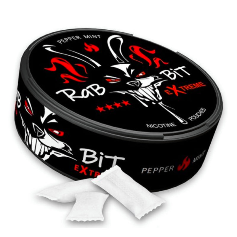 Pepper Mint Nicotine Pouches by Rabbit