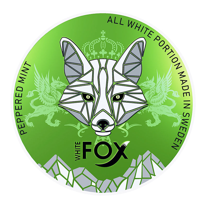 Peppered Mint Nicotine Pouches by White Fox