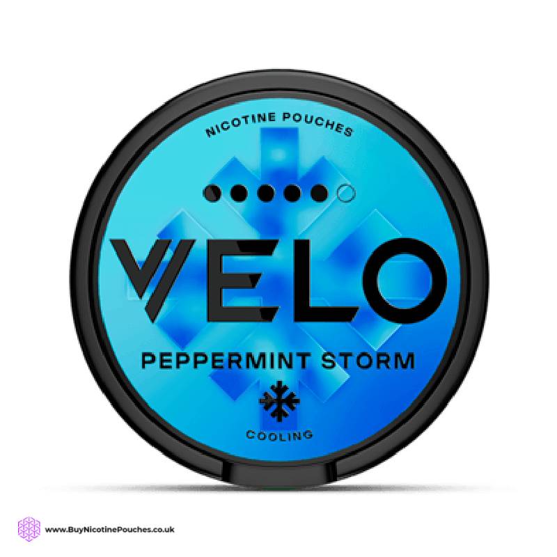 Peppermint Storm Nicotine Pouches by Velo