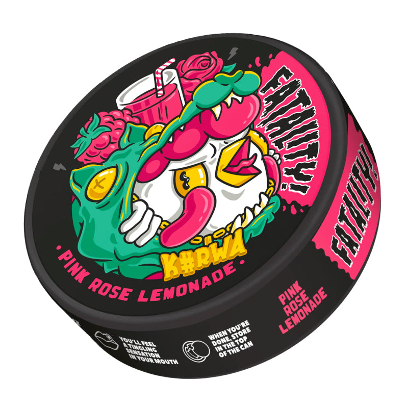 Pink Rose Lemonade Fatality Nicotine Pouches by KURWA