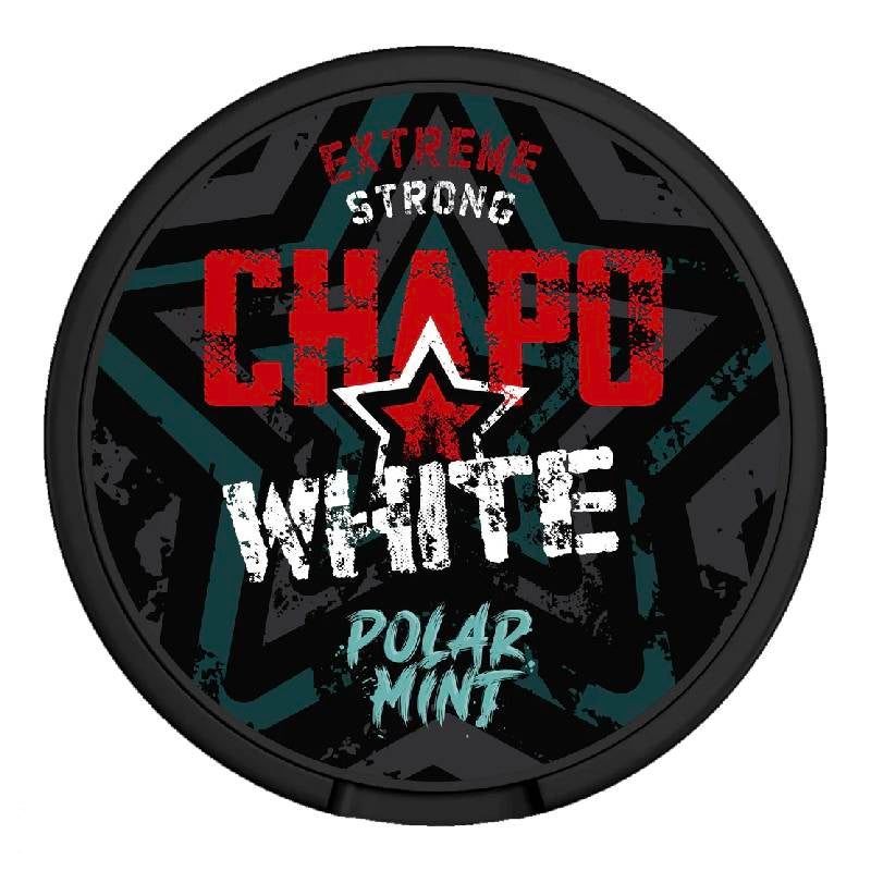 Polar Mint Danger Nicotine Pouches by Chapo White