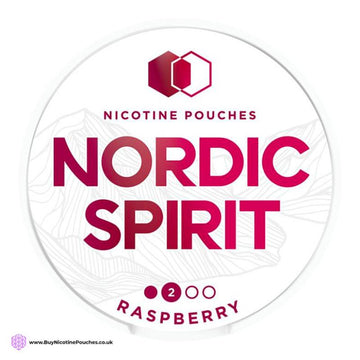 Raspberry 2 Dots Nicotine Pouches by Nordic Spirit