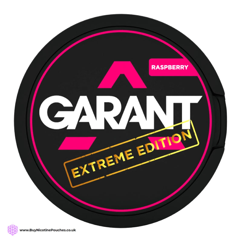 Raspberry Extreme Nicotine Pouches by GARANT