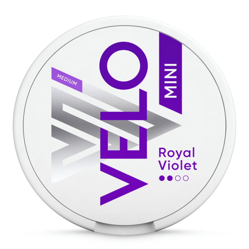 Royal Violet Mini Nicotine Pouches by Velo