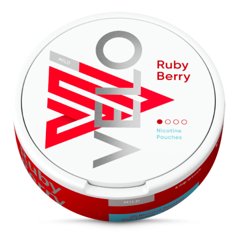 Ruby Berry Nicotine Pouches by Velo 10MG