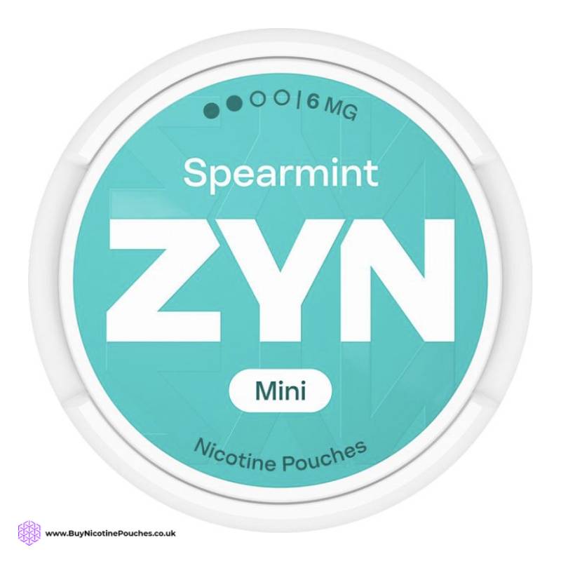 Spearmint Mini Nicotine Pouches by ZYN
