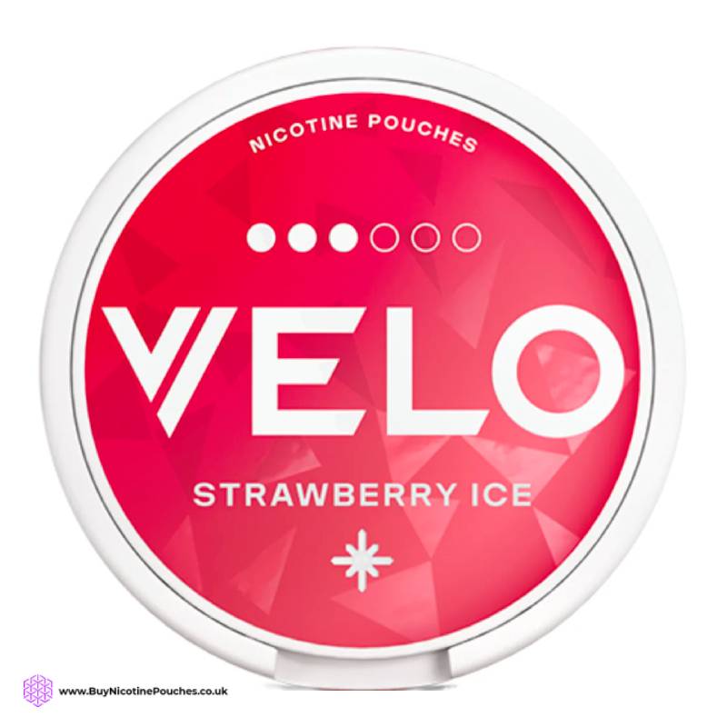 Strawberry Ice Nicotine Pouches by Velo