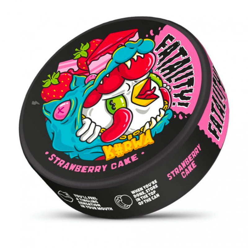 Strawberry Cake Fatality Nicotine Pouches by KURWA