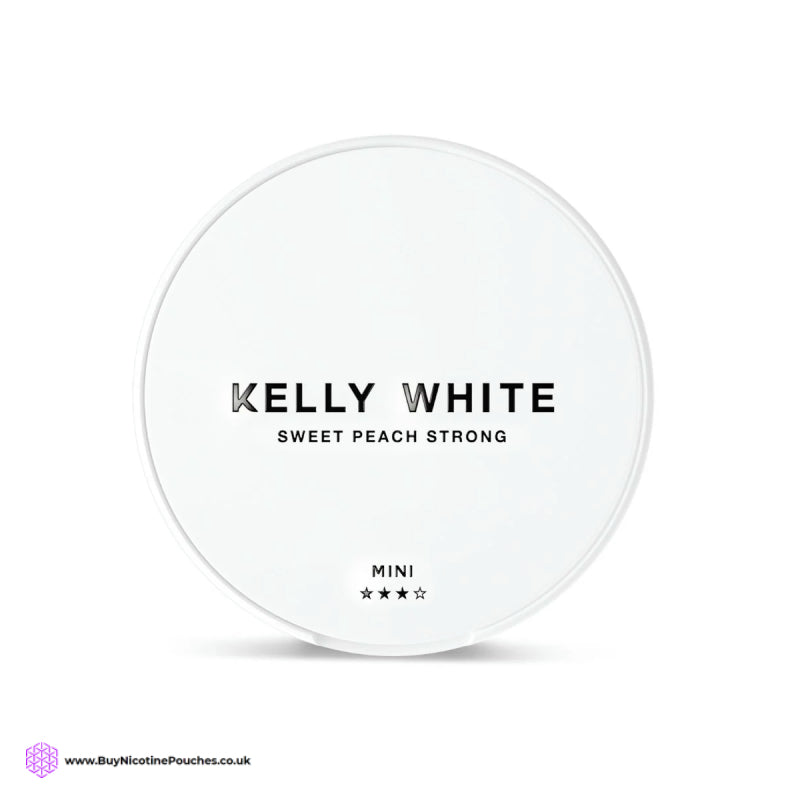 Sweet Peach Slim Nicotine Pouches by Kelly White