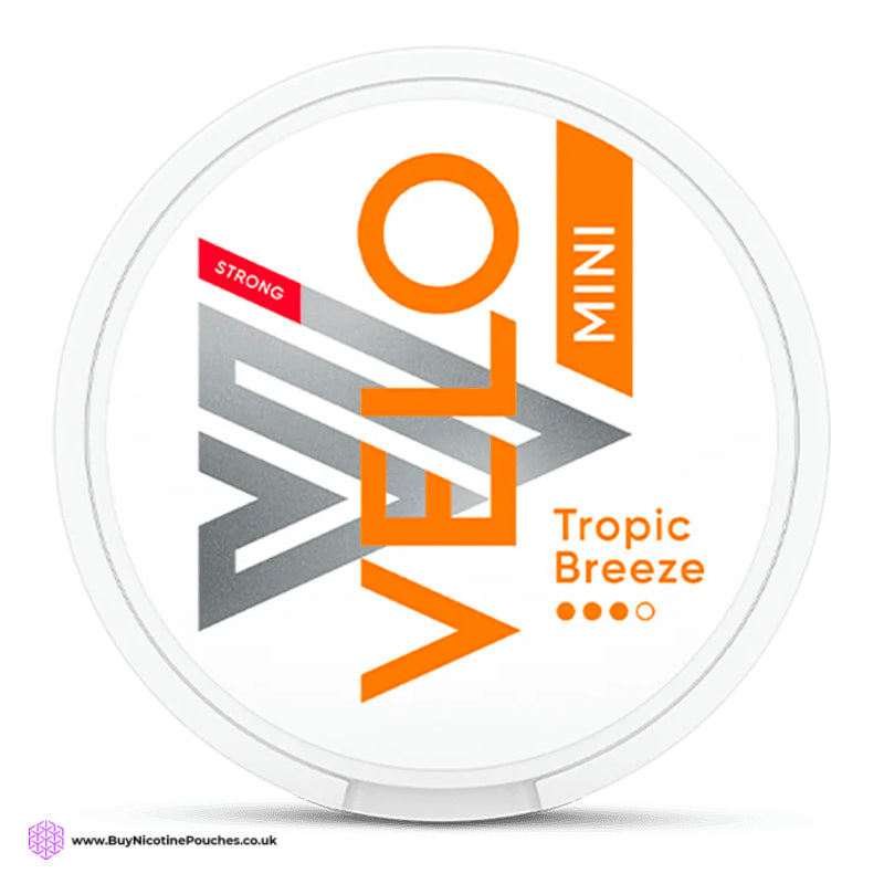 Tropic Breeze Mini Nicotine Pouches by Velo 4MG