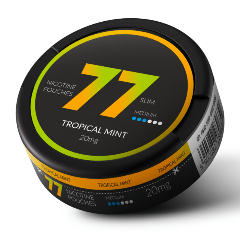 Tropical Mint Nicotine Pouches By 77