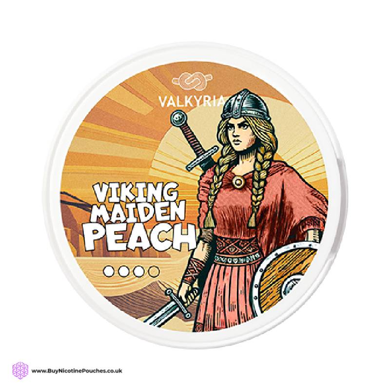 Viking Maiden Peach Nicotine Pouches by Valkyria