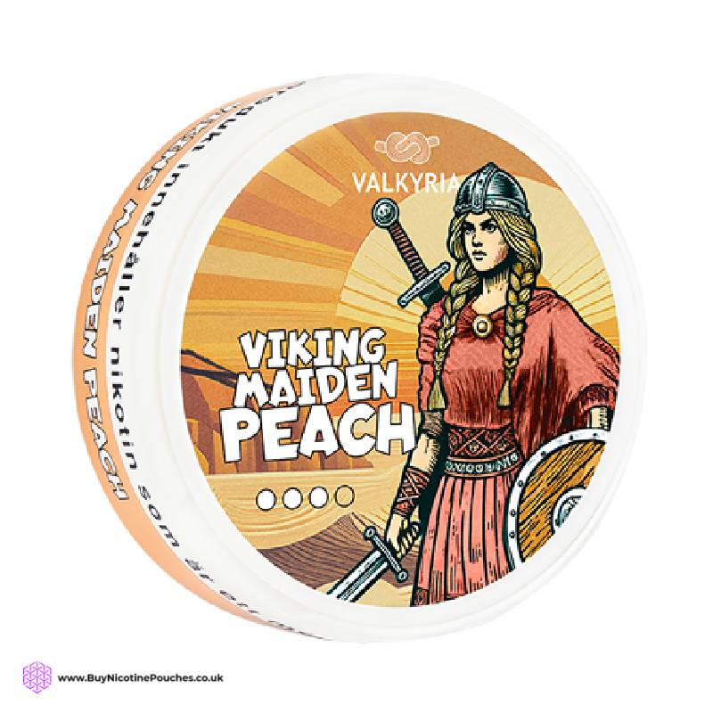 Viking Maiden Peach Nicotine Pouches by Valkyria